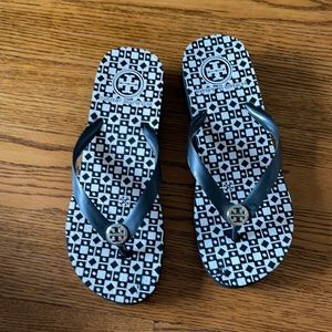 Tory Burch platform flip flops